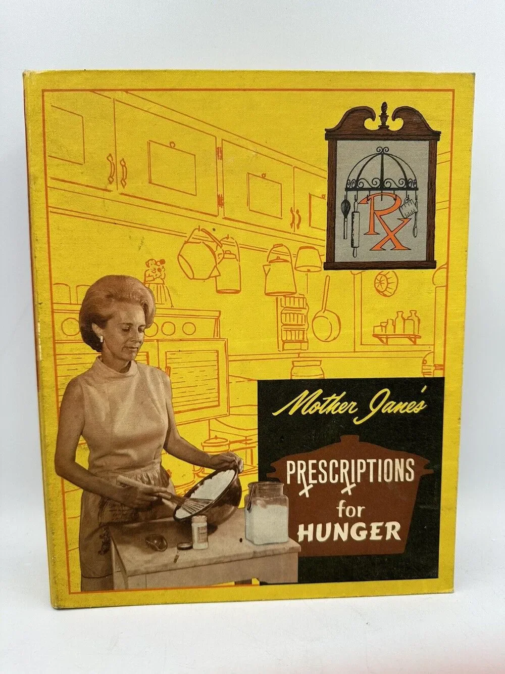Mother Janes' Prescriptions for Hunger, Jane Justin 1968 Cookbook Recipe Binder